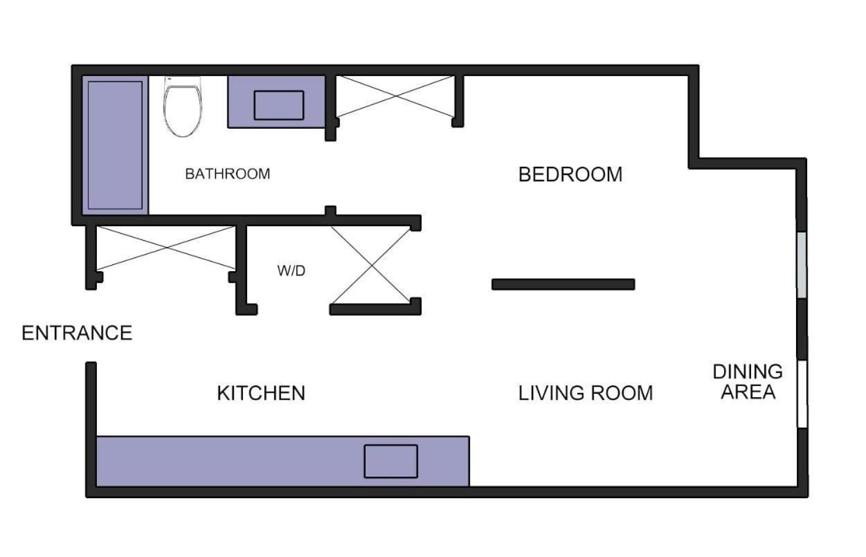 Urban Studio W Balcony Gym Apartment ชาร์ล็อต ภายนอก รูปภาพ